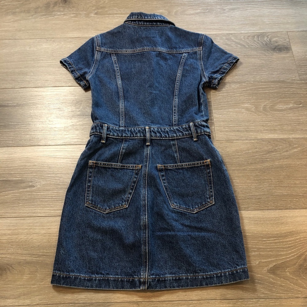 GRLFRND Max Denim Mini Dress In You And Me Womens Size XS - Picture 12 of 12